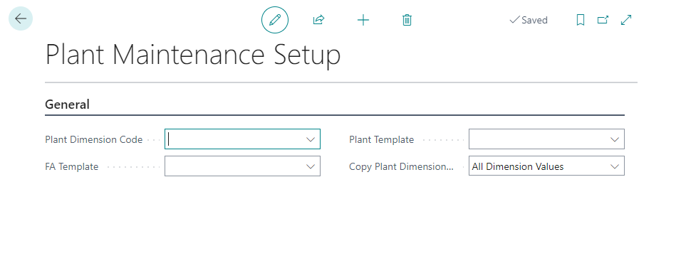 Plant Maintenance Setup